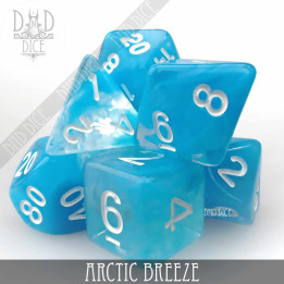 Arctic Breeze Dice Set - DÉS