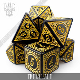 Tribal Sun Dice Set - Dice