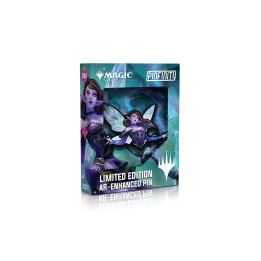 MTG WILDS OF ELDRAINE - ASHIOK, WICKED MANIPULATOR AR PIN (CARD STYLE) - SPECIAL