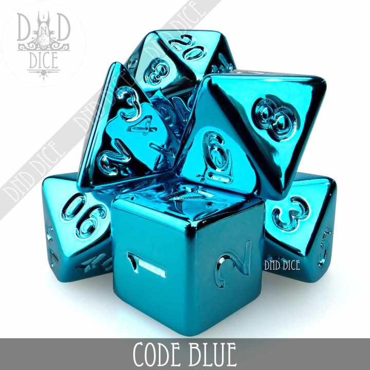 DÉS - Code Blue Dice Set
