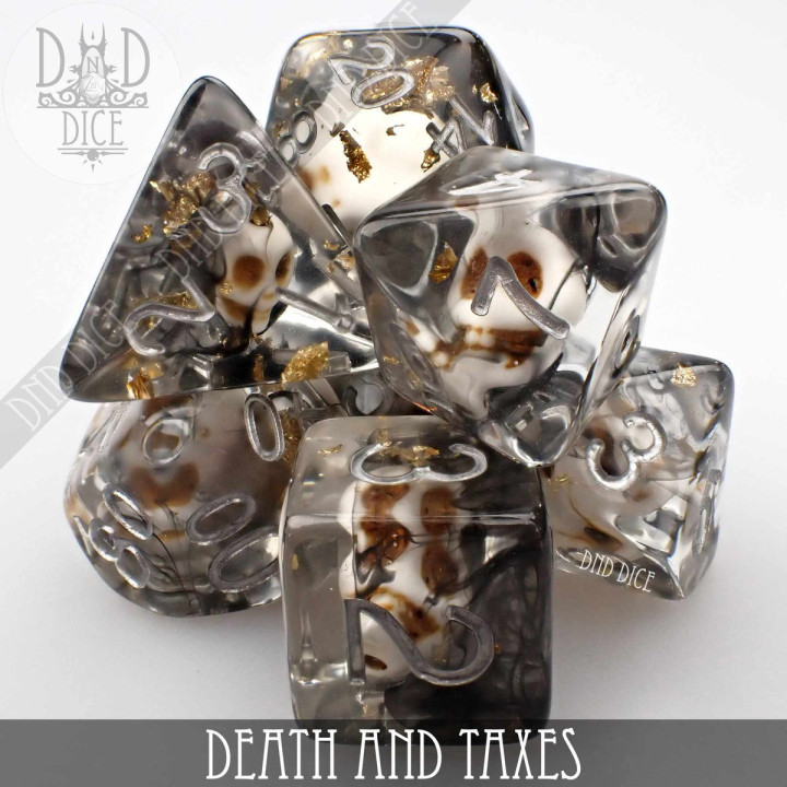 DÉS - Death and Taxes Dice Set