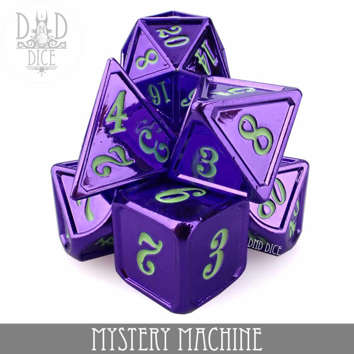 Mystery Machine Metal Dice Set - DÉS