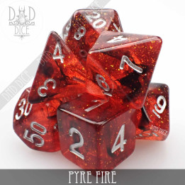 Pyre Fire Dice Set - DÉS