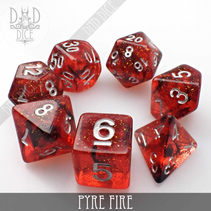Pyre Fire Dice Set - DÉS