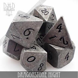 Dragonstone Night Dice Set - Dice