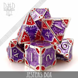 DÉS - Jesters Box Metal Dice Set