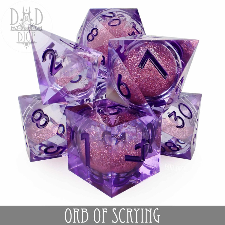 DÉS - Orb of Scrying Liquid Core Dice Set