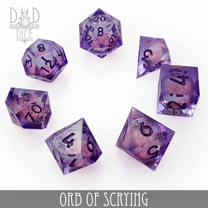 DÉS - Orb of Scrying Liquid Core Dice Set