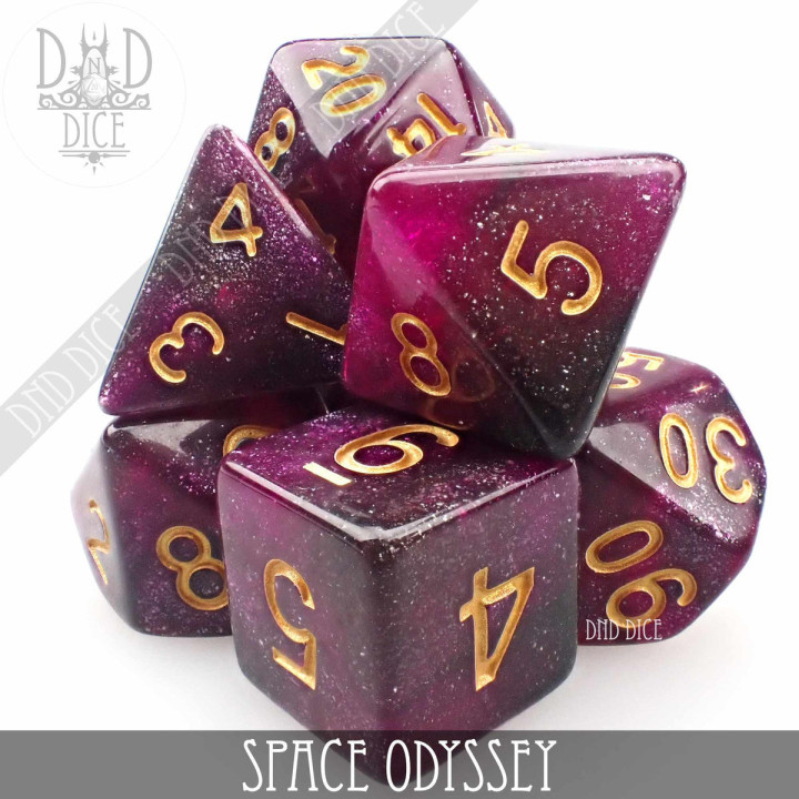 Space Odyssey Galaxy Dice Set - DÉS