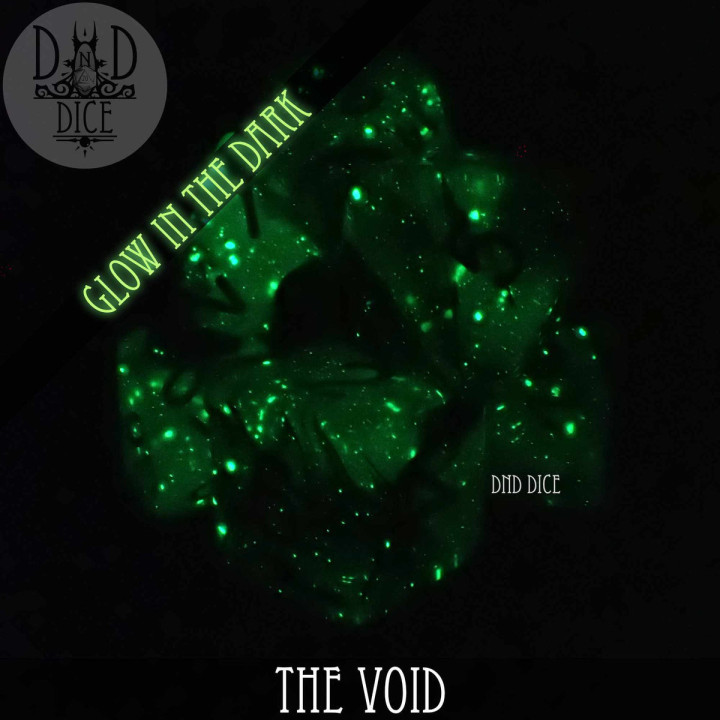 DÉS - The Void Glow in the Dark Dice Set