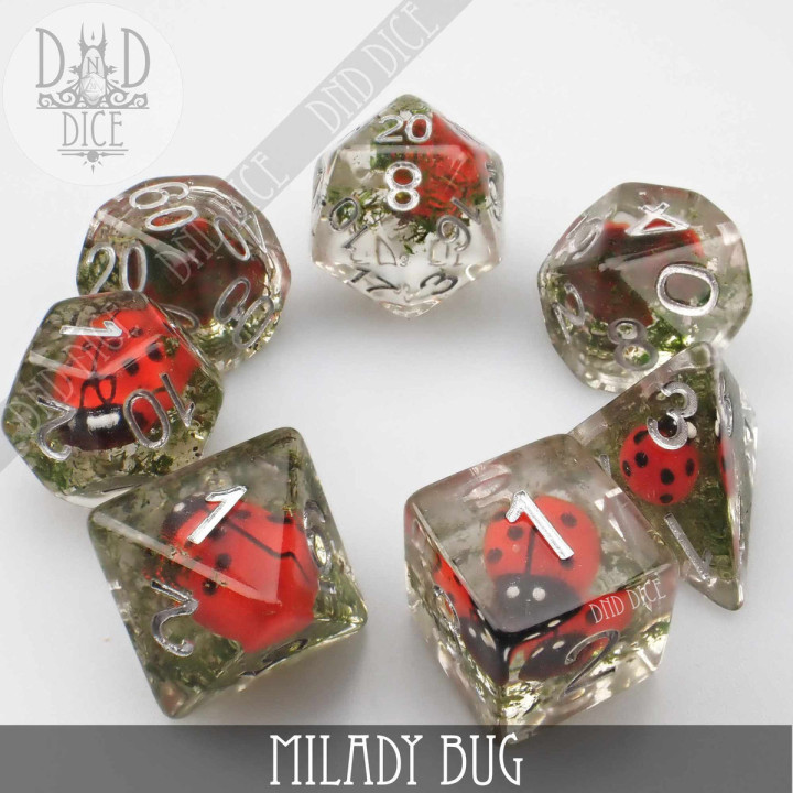 DÉS - Milady Bug Dice Set