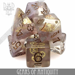 DÉS - Gears of Antiquity Dice Set