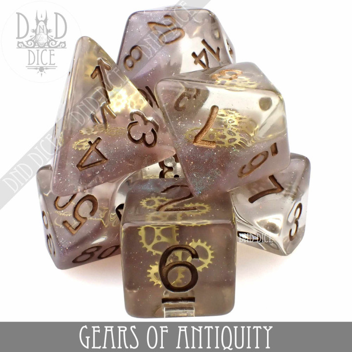 DÉS - Gears of Antiquity Dice Set