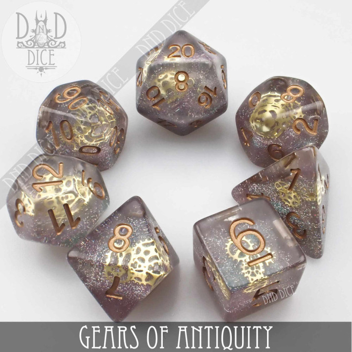 DÉS - Gears of Antiquity Dice Set