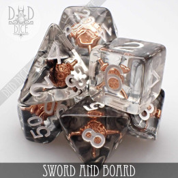Sword and Board Dice Set - Dice