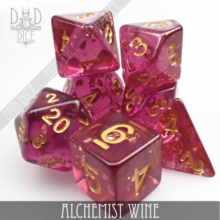 DÉS - Alchemist Wine Dice Set