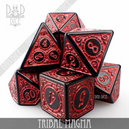 DÉS - Tribal Magma Dice Set