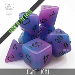 DÉS - Nightlight Glow in the Dark Dice Set