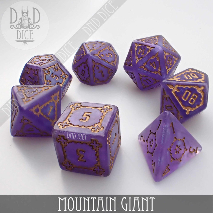 DÉS - Mountain Giant Dice Set (Oversize)