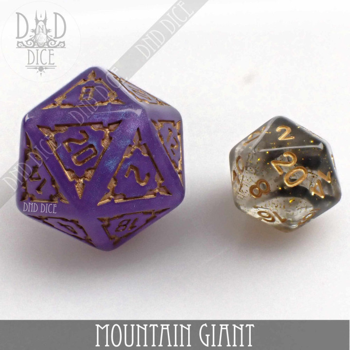 DÉS - Mountain Giant Dice Set (Oversize)