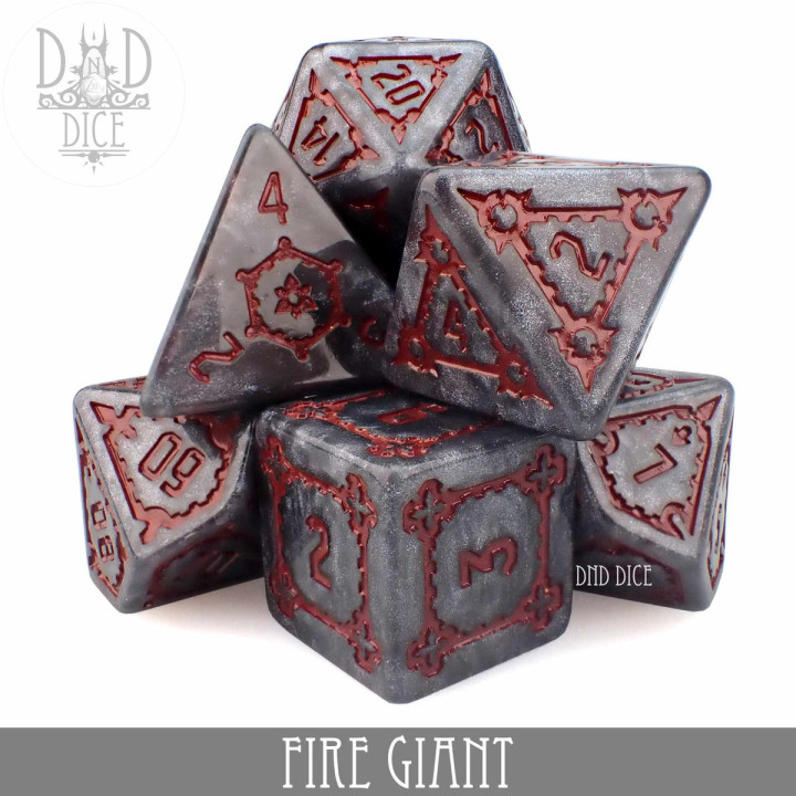 Fire Giant Dice Set (Oversize) - DÉS