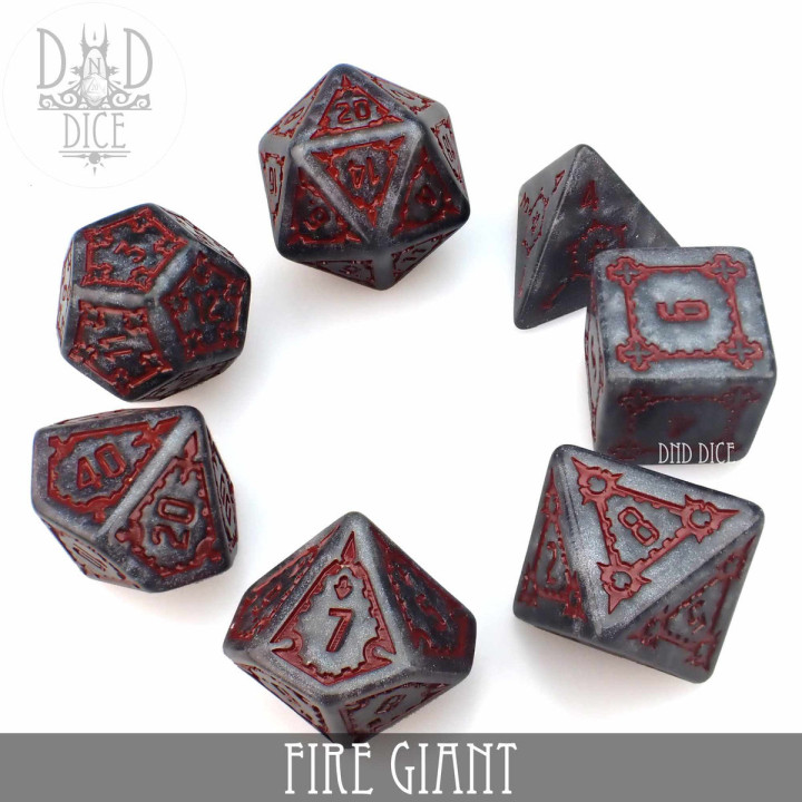 Fire Giant Dice Set (Oversize) - DÉS