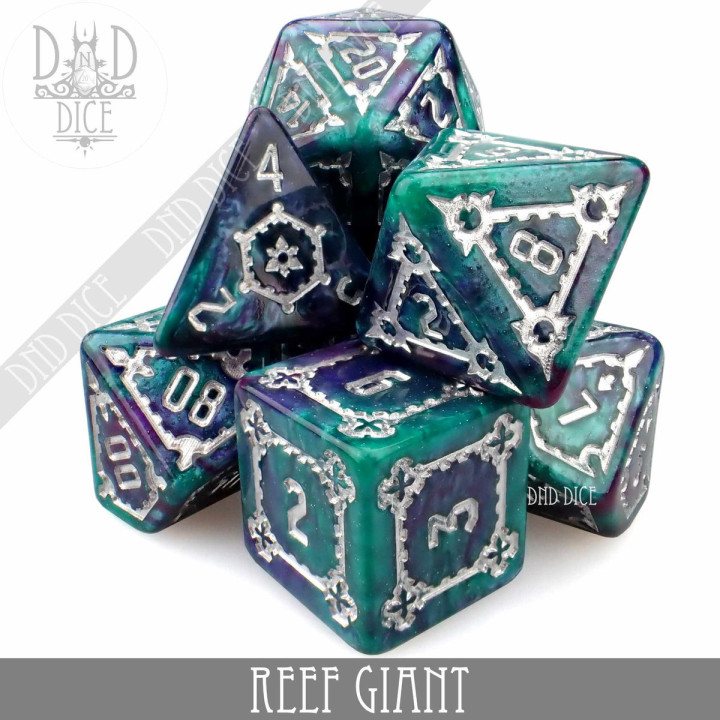 DÉS - Reef Giant Dice Set (Oversized)