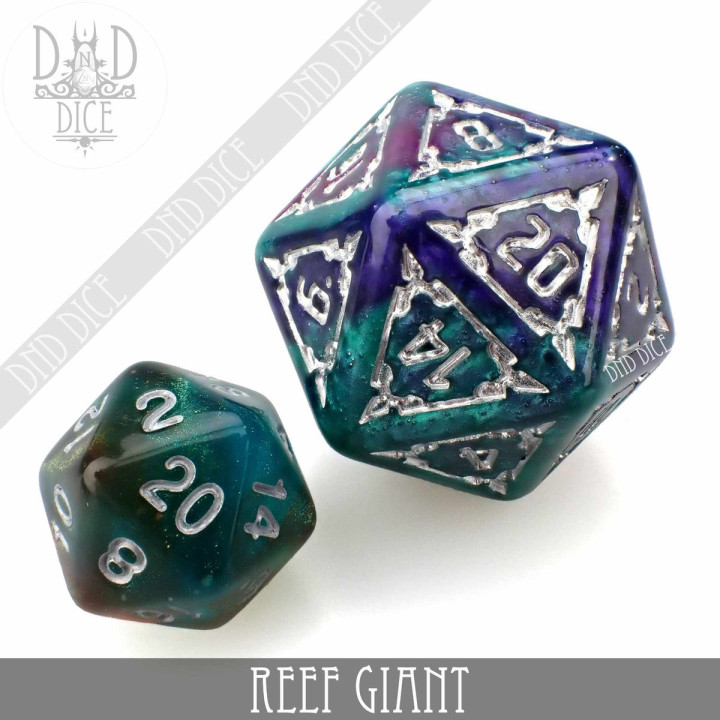 DÉS - Reef Giant Dice Set (Oversized)