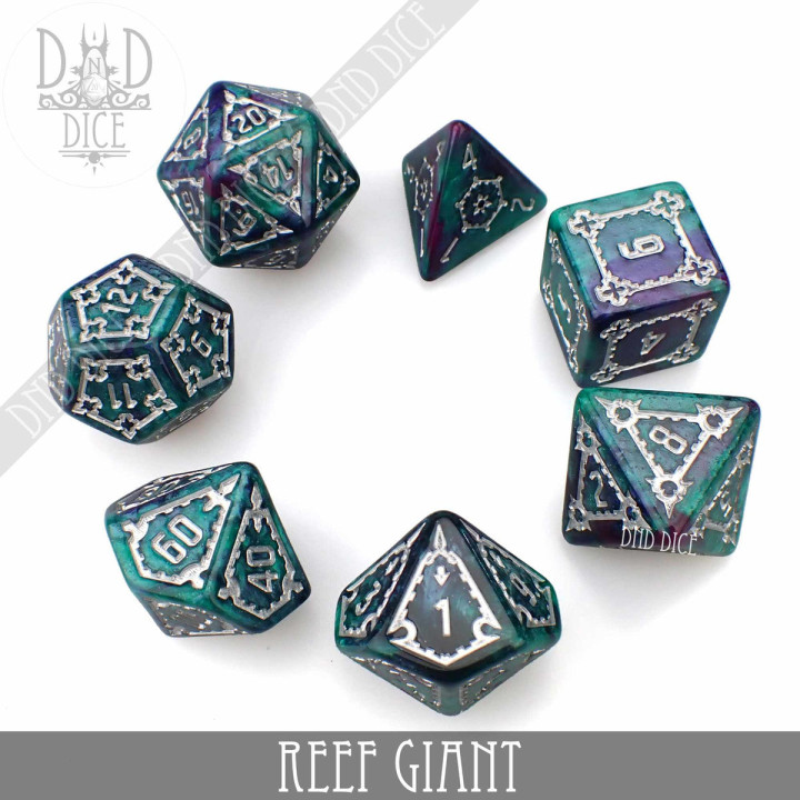 DÉS - Reef Giant Dice Set (Oversized)