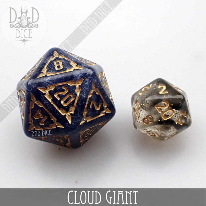DÉS - Cloud Giant Dice Set (Oversize)
