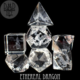 DÉS - Ethereal Dragon - Glass Dice Set