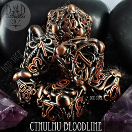 DÉS - Cthulhu Bloodline - Metal Dice Set