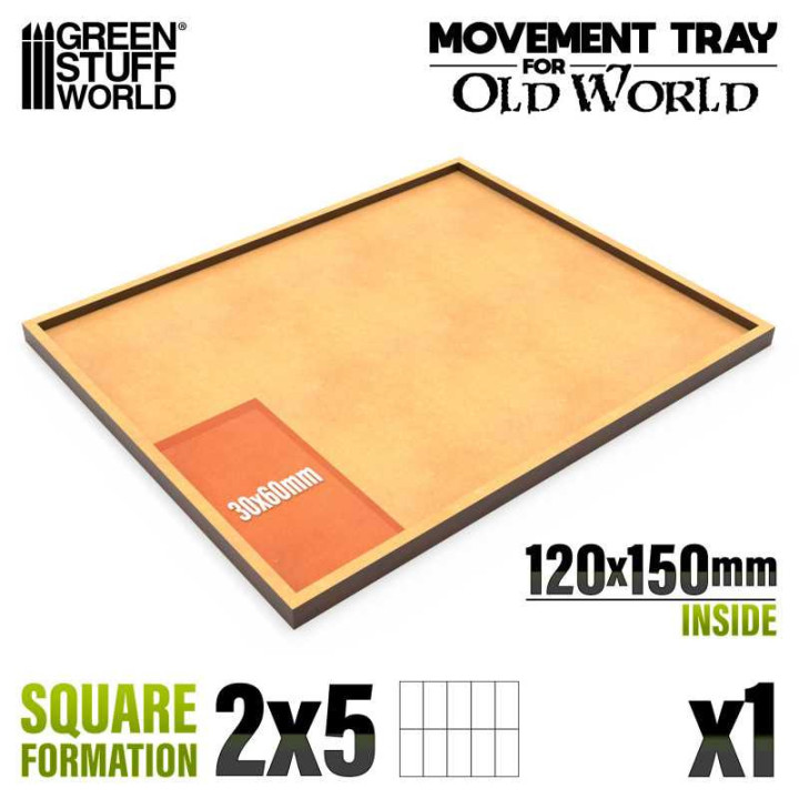 HOBBY ACCESSOIRES - MDF Movement Trays Old World 120x150mm