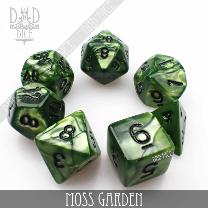 Moss Garden Dice Set - DÉS