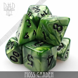 DÉS - Moss Garden Dice Set