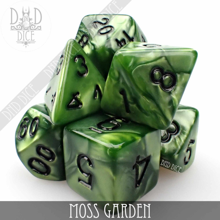 Moss Garden Dice Set - DÉS