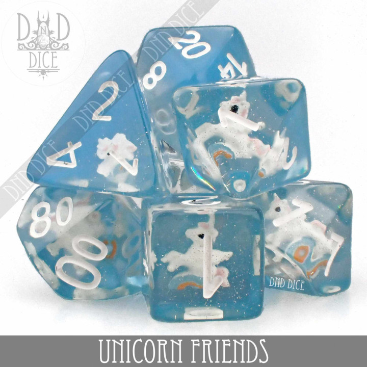 Unicorn Friends Dice Set - Dice
