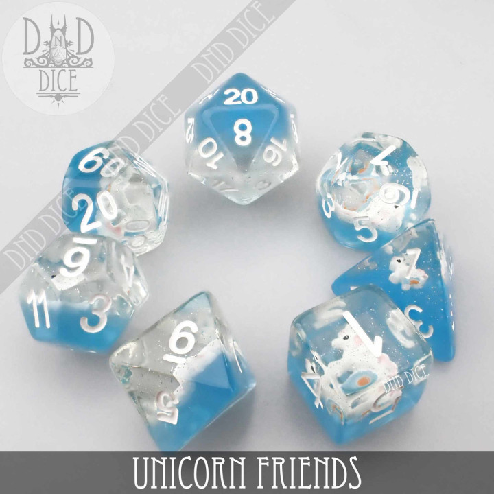 Unicorn Friends Dice Set - Dice