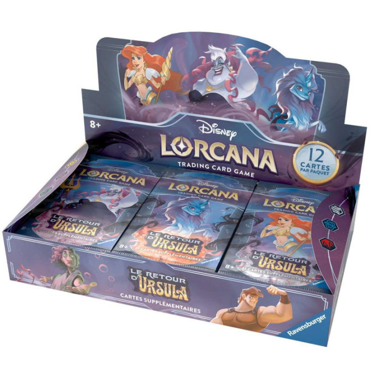 LORCANA - Disney Lorcana - Le Retour d'Ursula - Boîte de Boosters (x24)