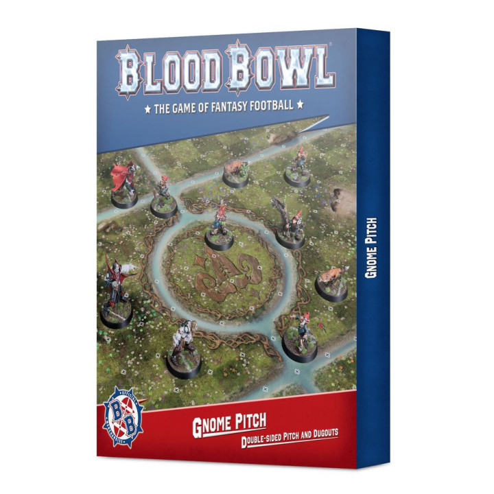 FIGURINES - Gnome Blood Bowl Team – Double-Sided Pitch And Dugouts Set