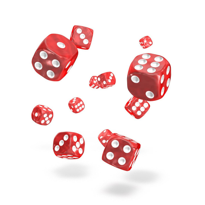 DÉS - MARBLE - Oakie Doakie Dice - 36 dés D6 de 12 mm