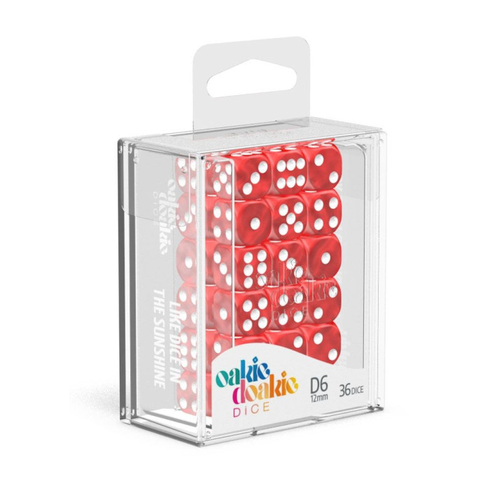 MARBLE - Oakie Doakie Dice - 36 D6 dice of 12 mm - Dice