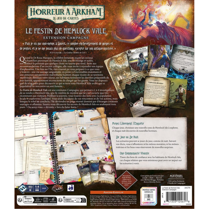 Horreur à Arkham : Le Jeu de Cartes - Le Festin de Hemlock Vale - (Campagne) - TO SORT
