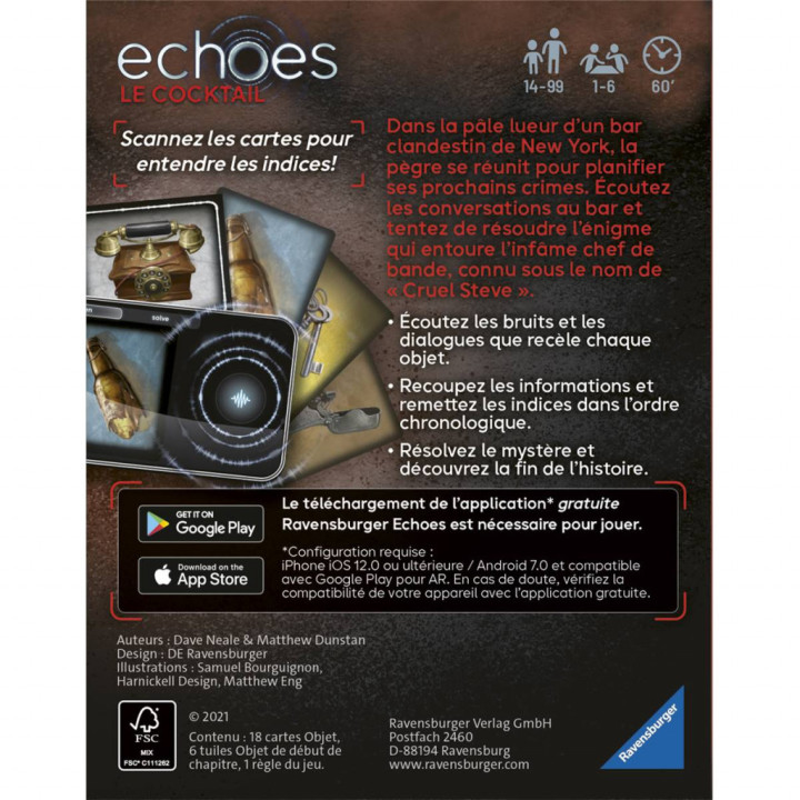 JEUX COOPÉRATIFS - Echoes - Le Cocktail