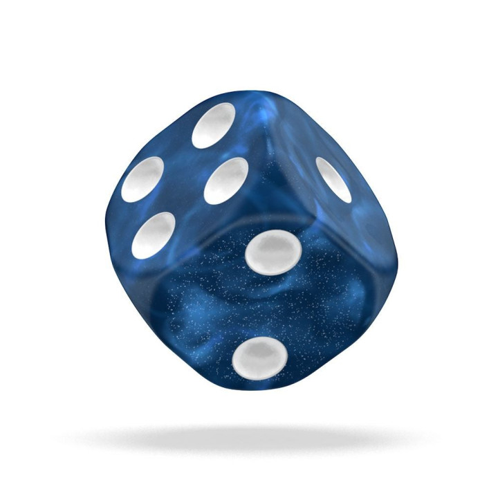 MARBLE - Oakie Doakie Dice - 36 D6 dice of 12 mm - Dice