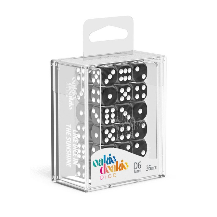 DÉS - MARBLE - Oakie Doakie Dice - 36 dés D6 de 12 mm