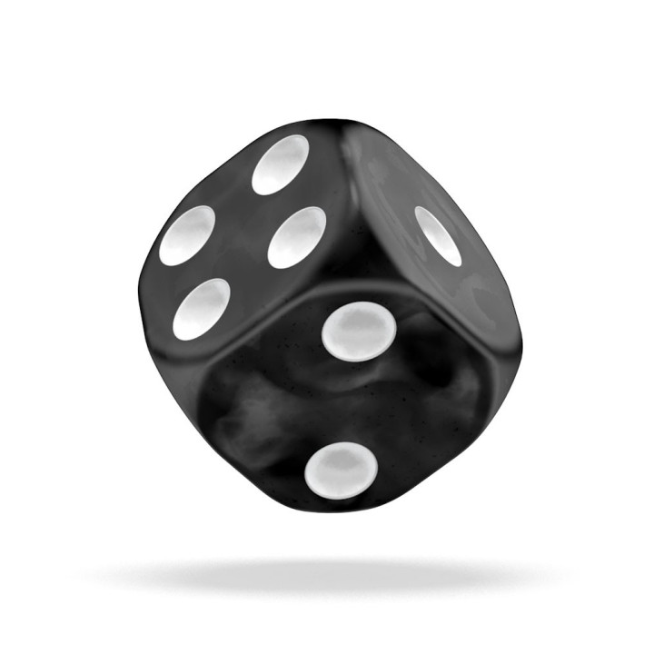 DÉS - MARBLE - Oakie Doakie Dice - 36 dés D6 de 12 mm