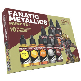Army Painter - Warpaints Fanatic Metallics Paint Set - TO SORT