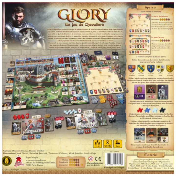 Glory - Un Jeu de Chevaliers - BOARD GAMES