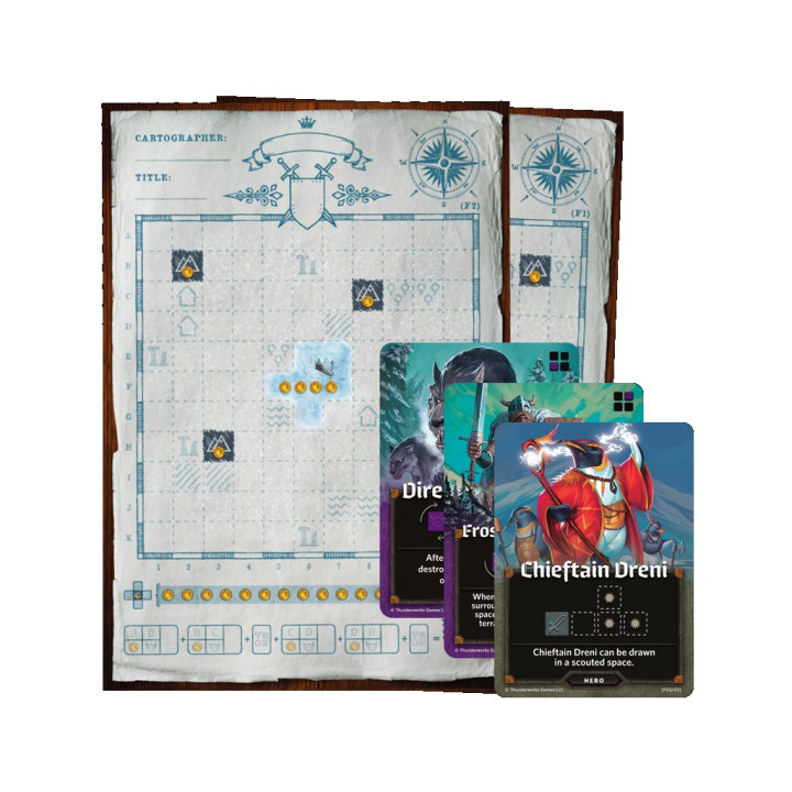 Cartographers Heroes - Map Pack 4 Frozen Expanse - GIOCHI DA TAVOLO